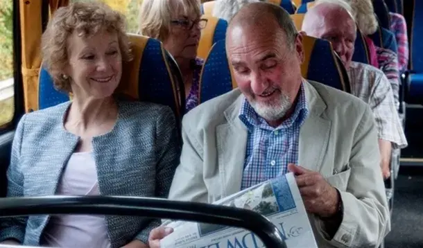 Couple on Coach