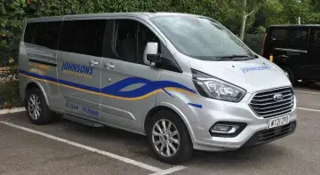 Minibus in Depot